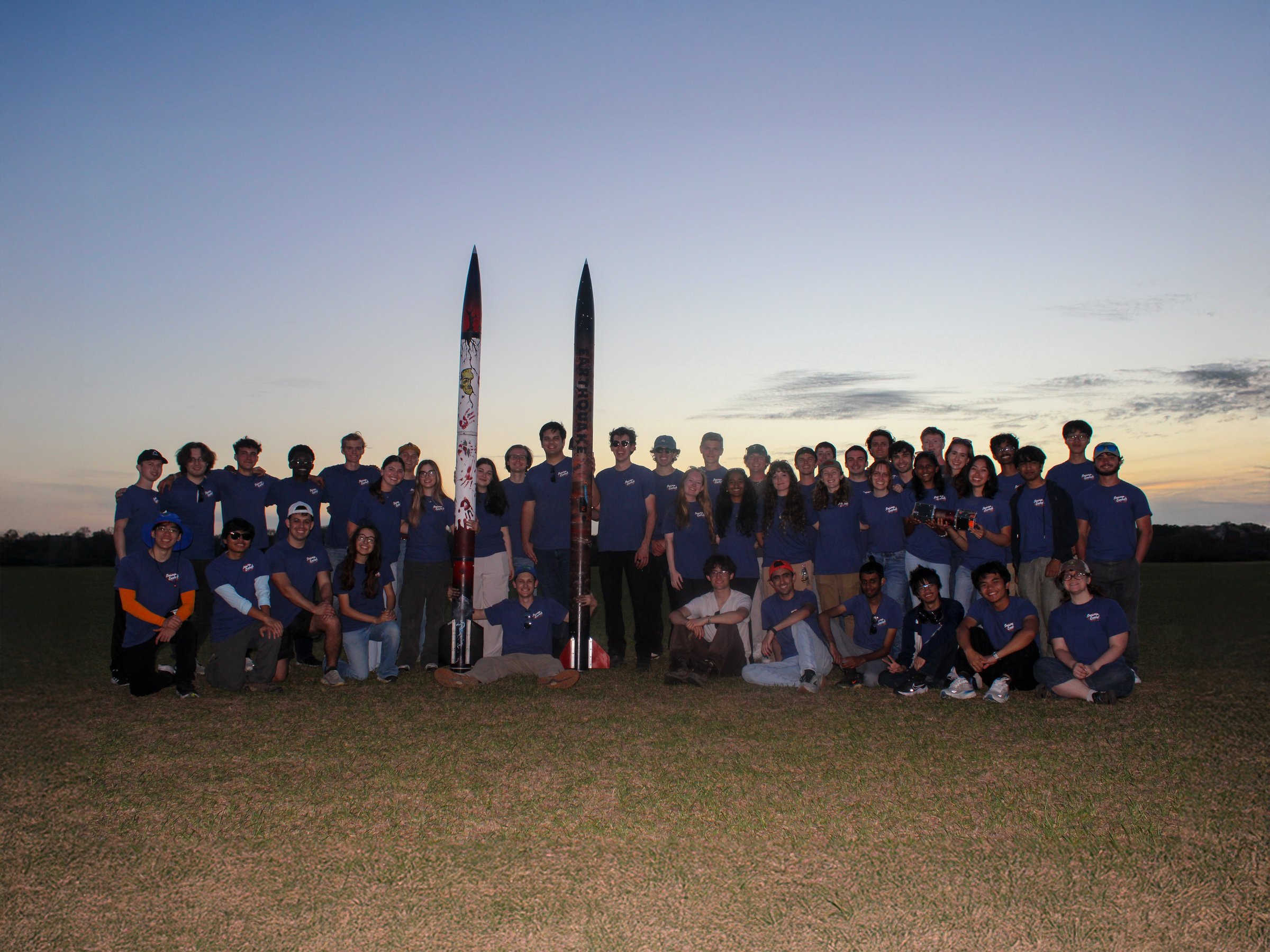 The Swamp Launch team at the launch site